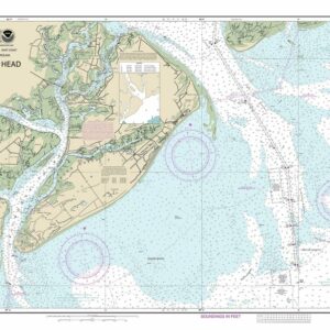 HILTON HEAD, South Carolina - Nautical Chart 2015 Unframed
